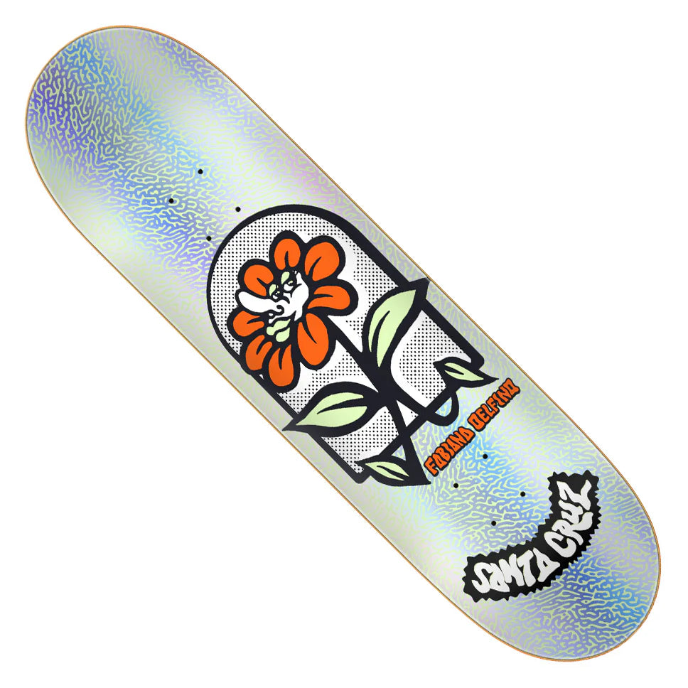 santa cruz delfino flower frame feelbase pro deck 8.0