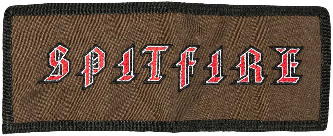 spitfire old e bi fold brown wallet