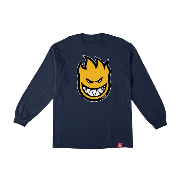 spitfire youth bighead fill longsleeve tee navy gold