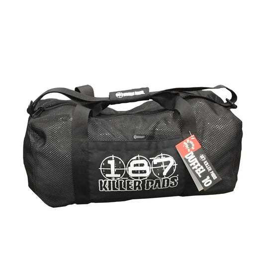 187 killer pads mesh duffle bag black
