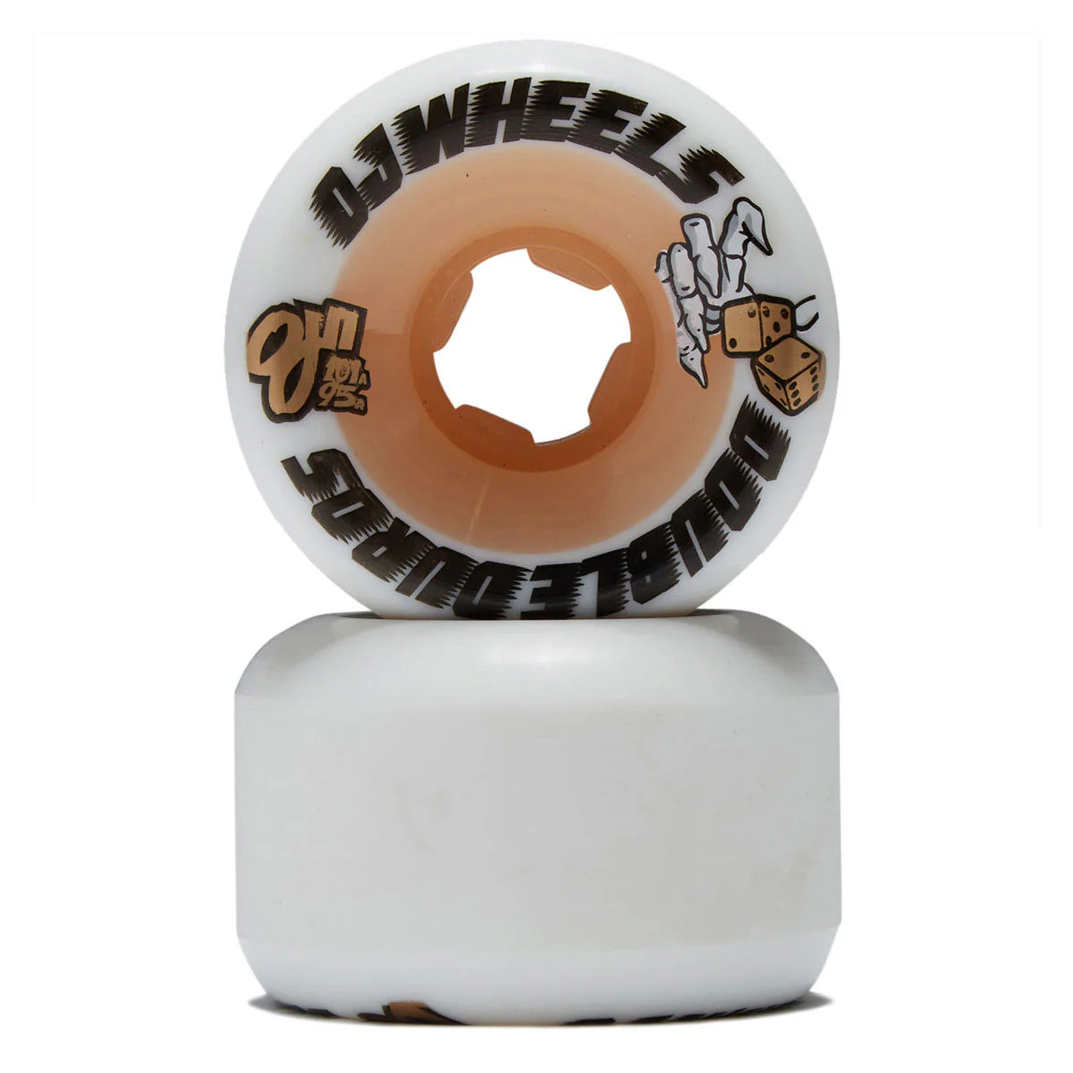 oj double duro white gum 101a/95a mini combo wheels 54mm