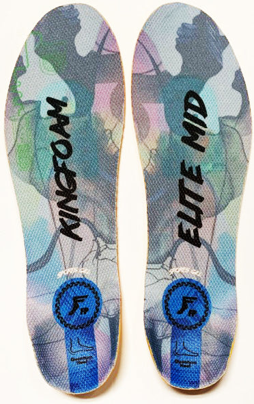 fp kingfoam elite mid quantum heel action sports gel insole impact grey camo black