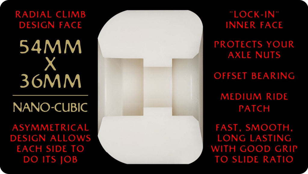 Powell Dragon Formula 93a Red Andy Anderson Nano Cubic 54mm