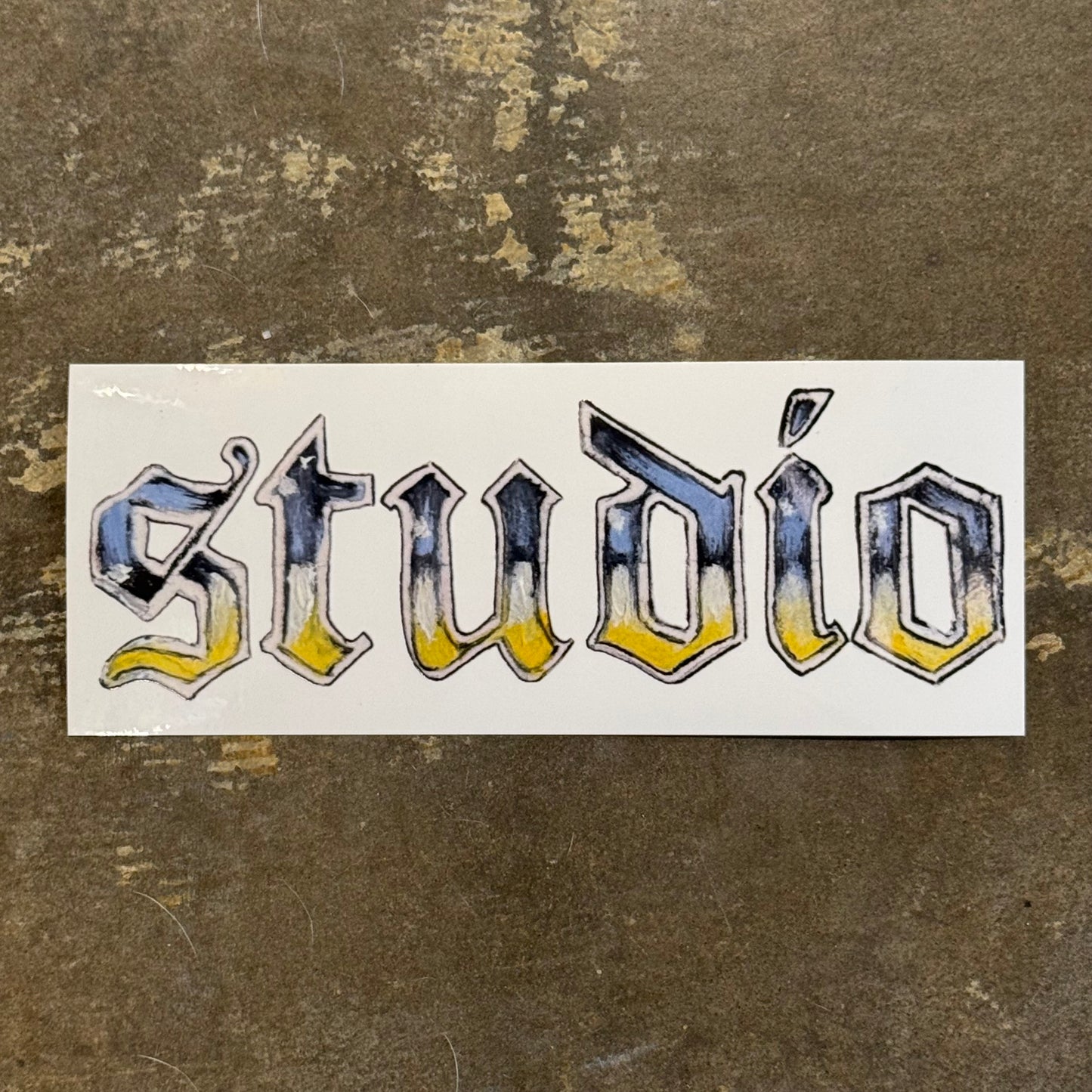 studio howyadoineverybody 8in x 3in sticker