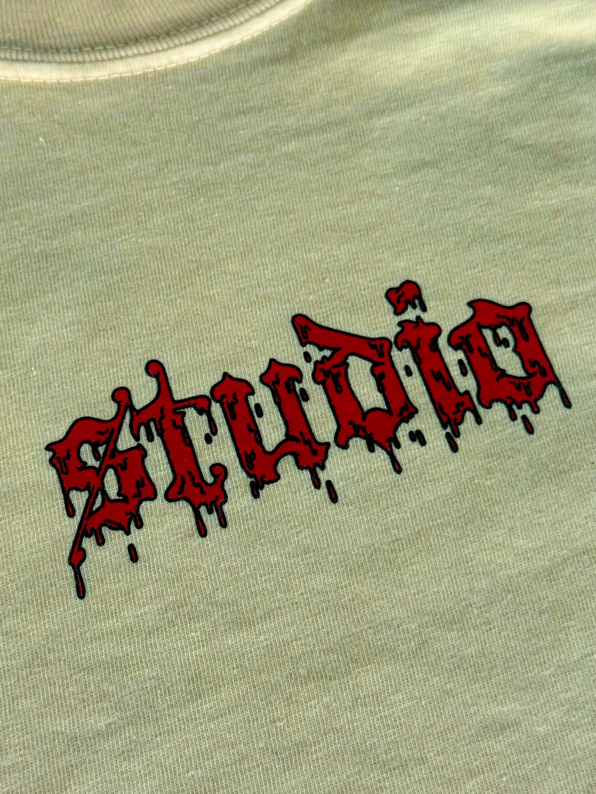 Studio Blood Logo Shirt Butter Yellow
