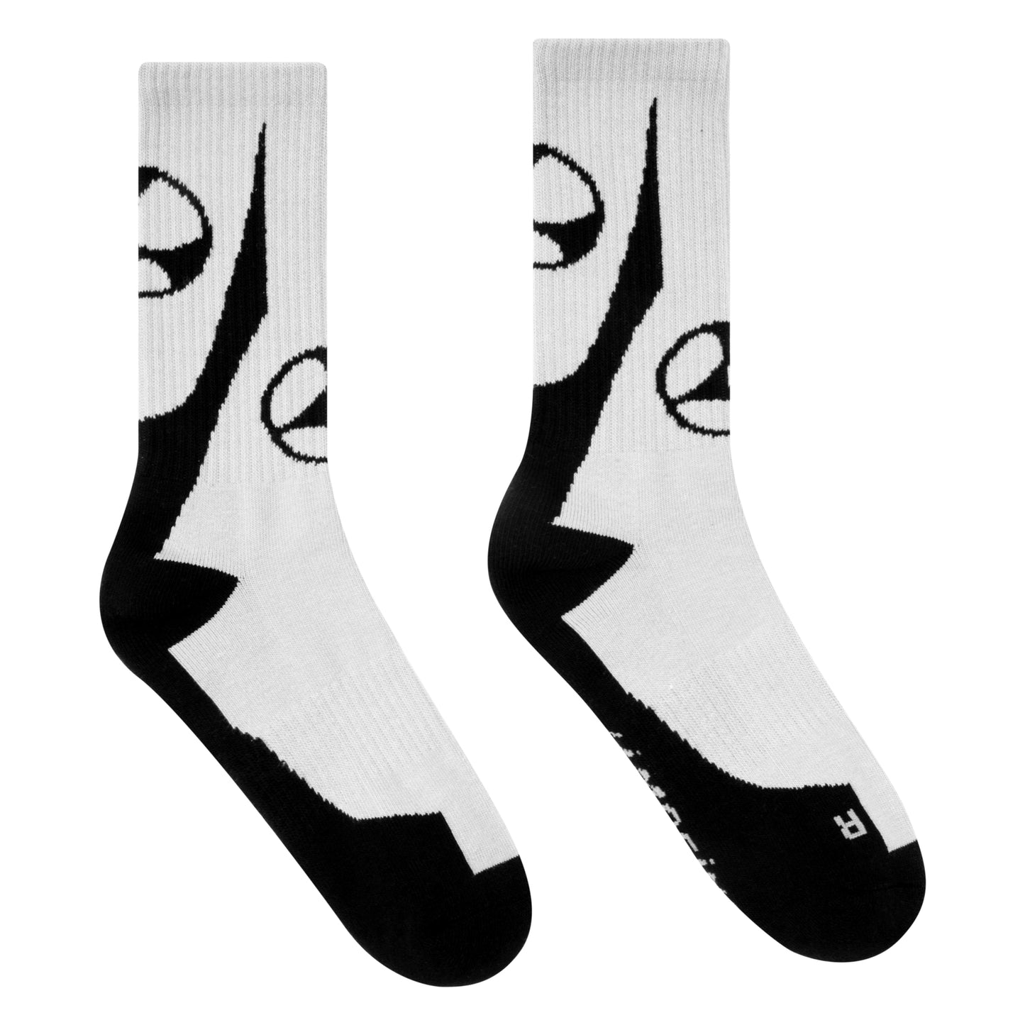 Limosine Leddy Socks Grey/Black