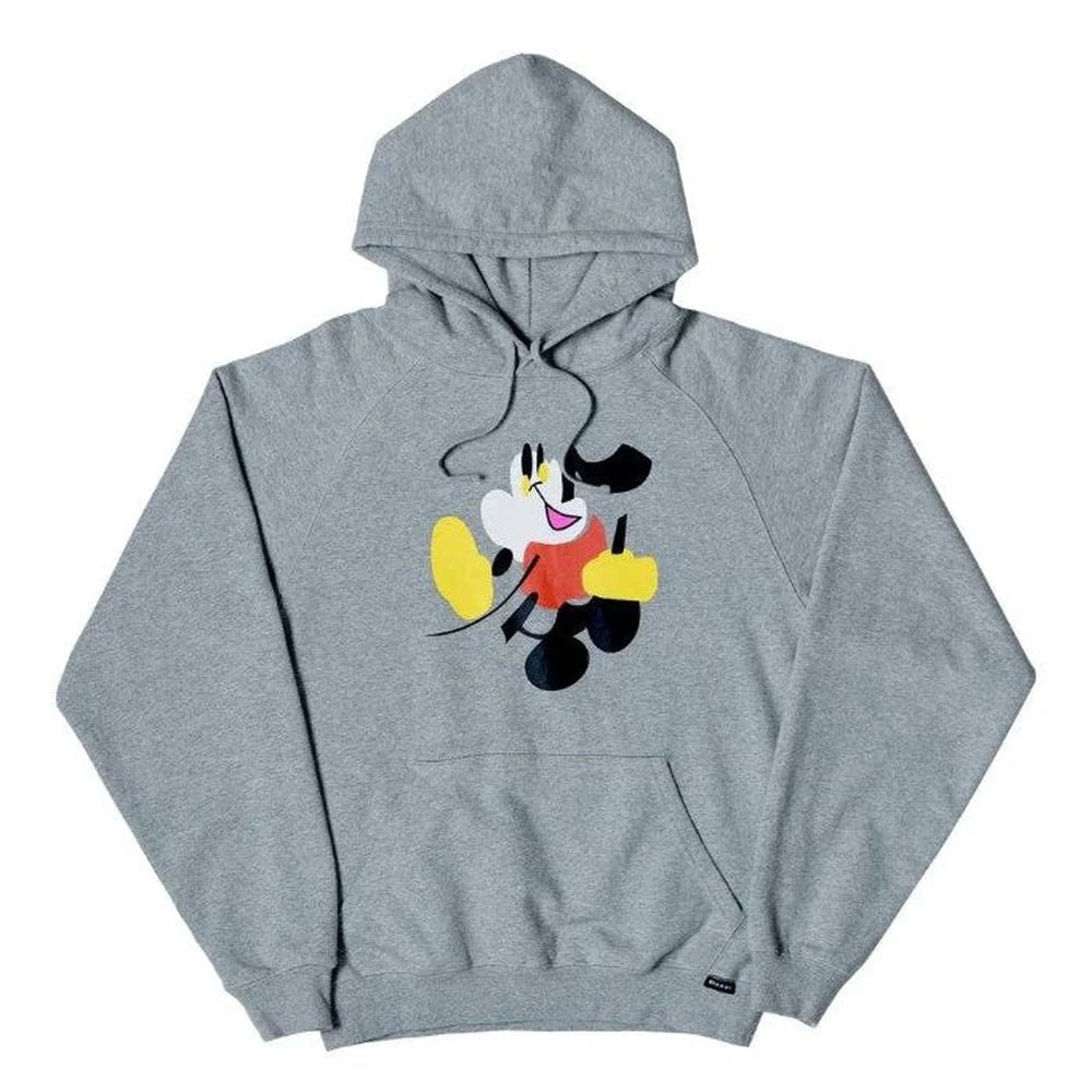 quasi walter hoodie heather grey