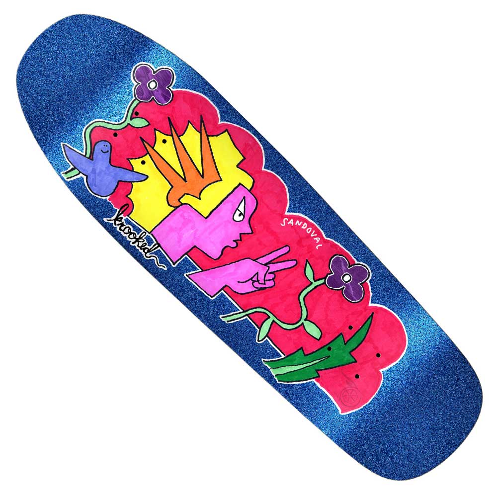 krooked sandoval peace sign deck 9.81