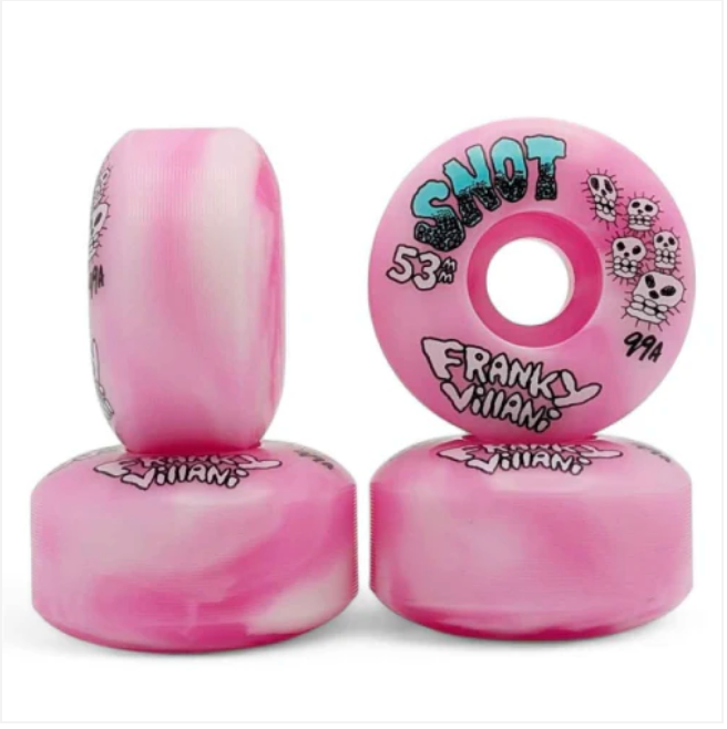 Snot 99a Franky Villani Skulls Swirl Wheels 53mm
