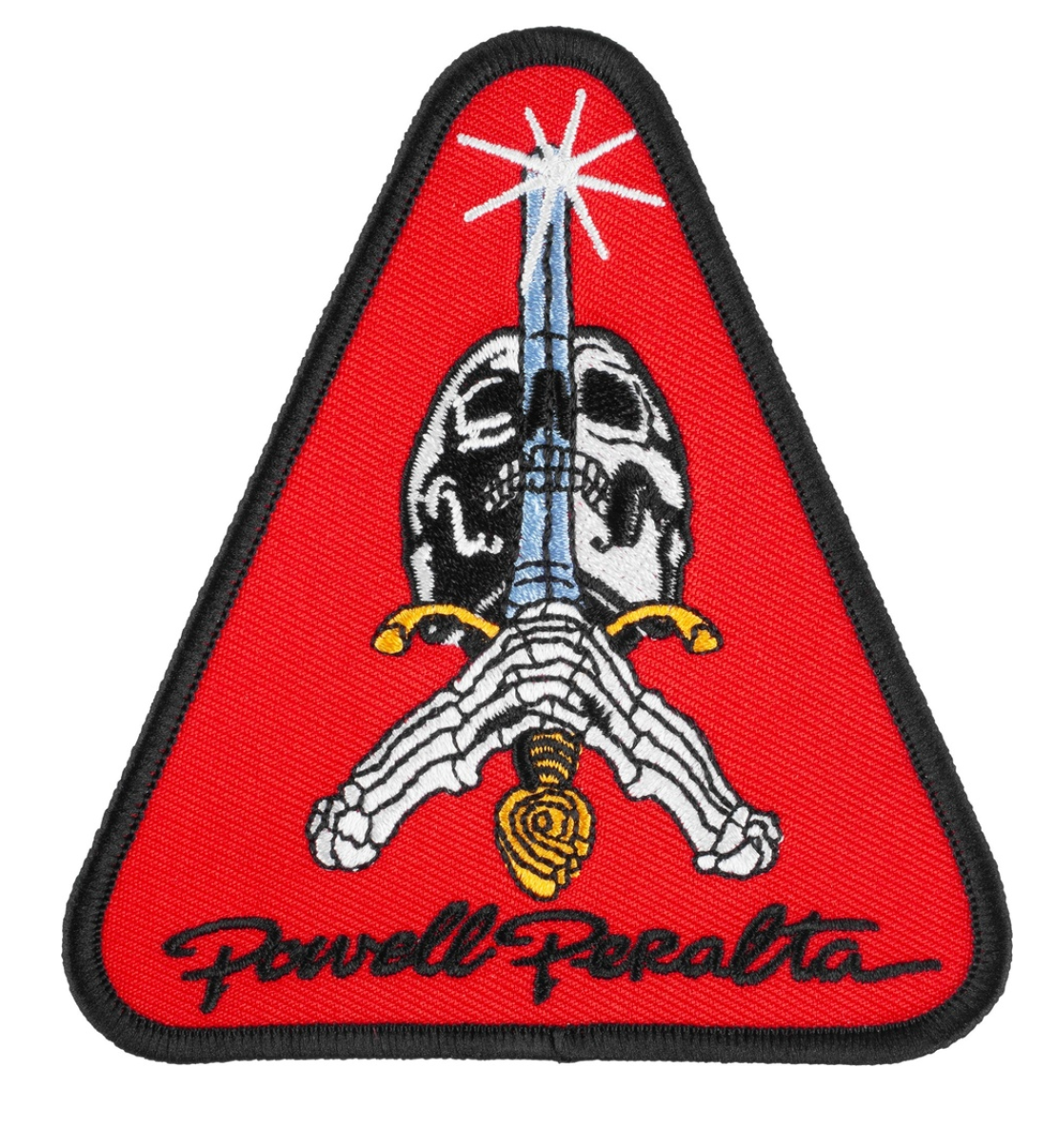 Powell Skull & Sword Red Patch