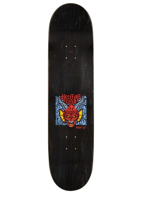 Santa Cruz Stranger Things Hellfire Club Deck 8.25