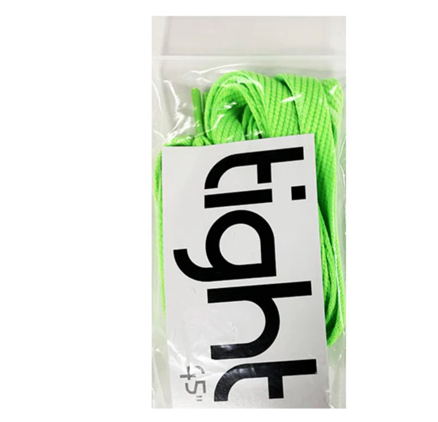 tight laces oval 45in neon green