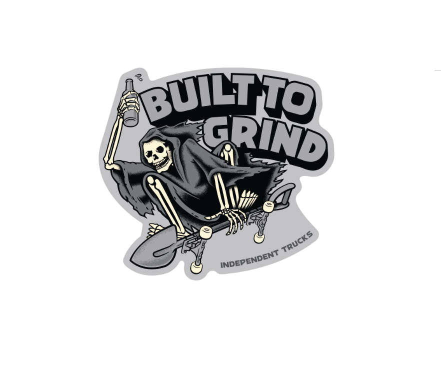 Independent BTG Til Death Sticker 5"