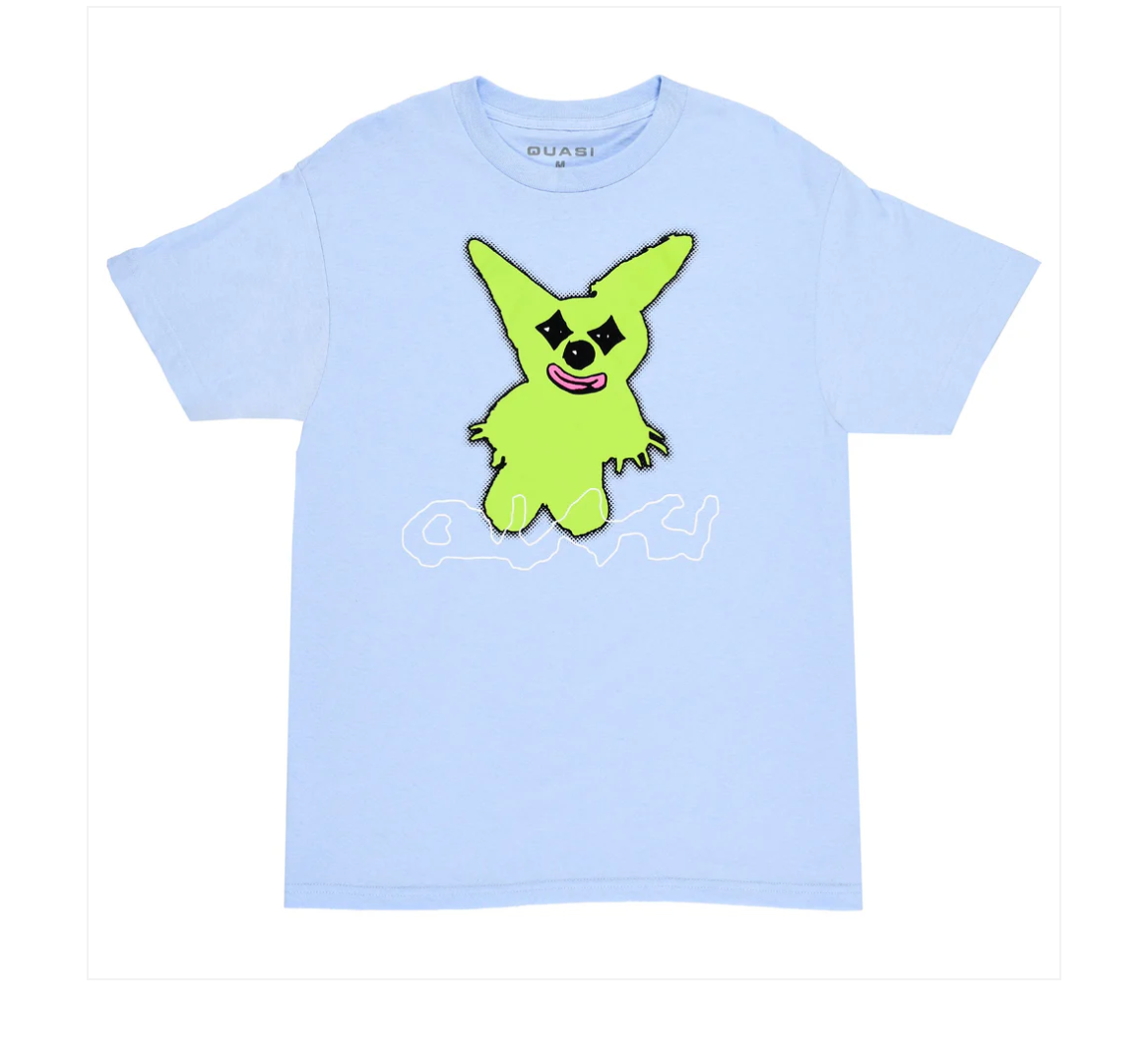 Quasi Plushie Tee Shirt (Powder Blue)