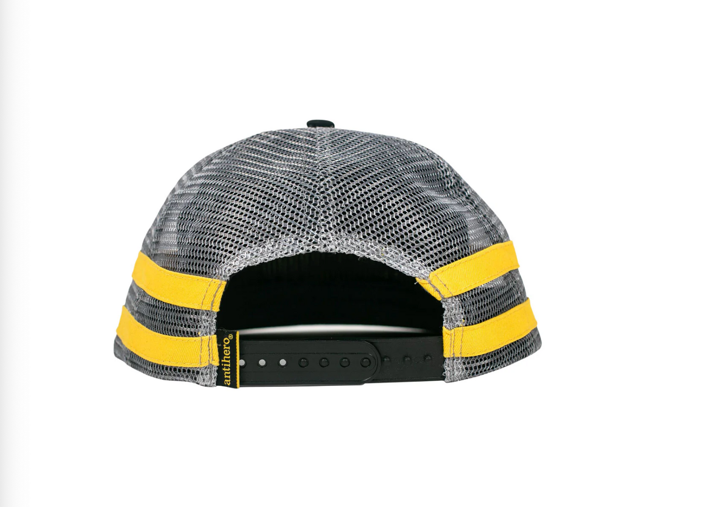 Anti Hero Eagle Snapback Hat Black/Charcoal/Yellow