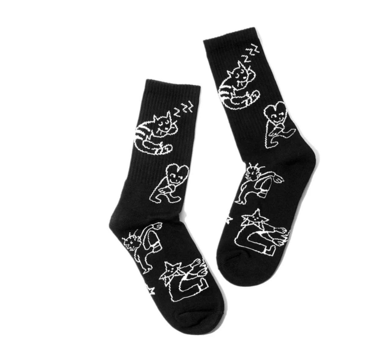 Cafe Buddy Socks (Black)