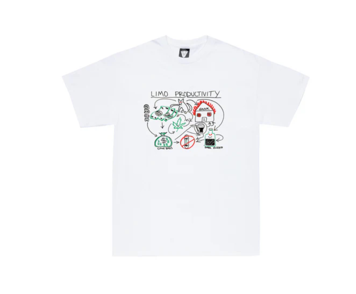 Limosine Productivity Tee Shirt (White)