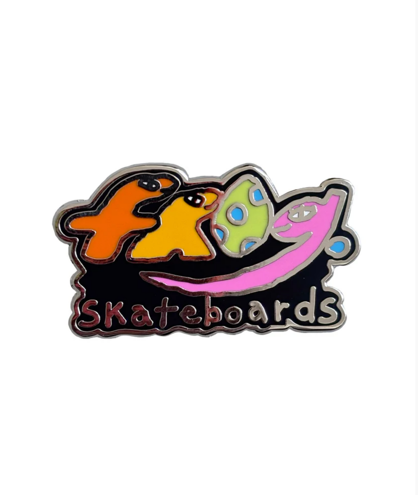 Frog Dino Logo Keychain (Multi)