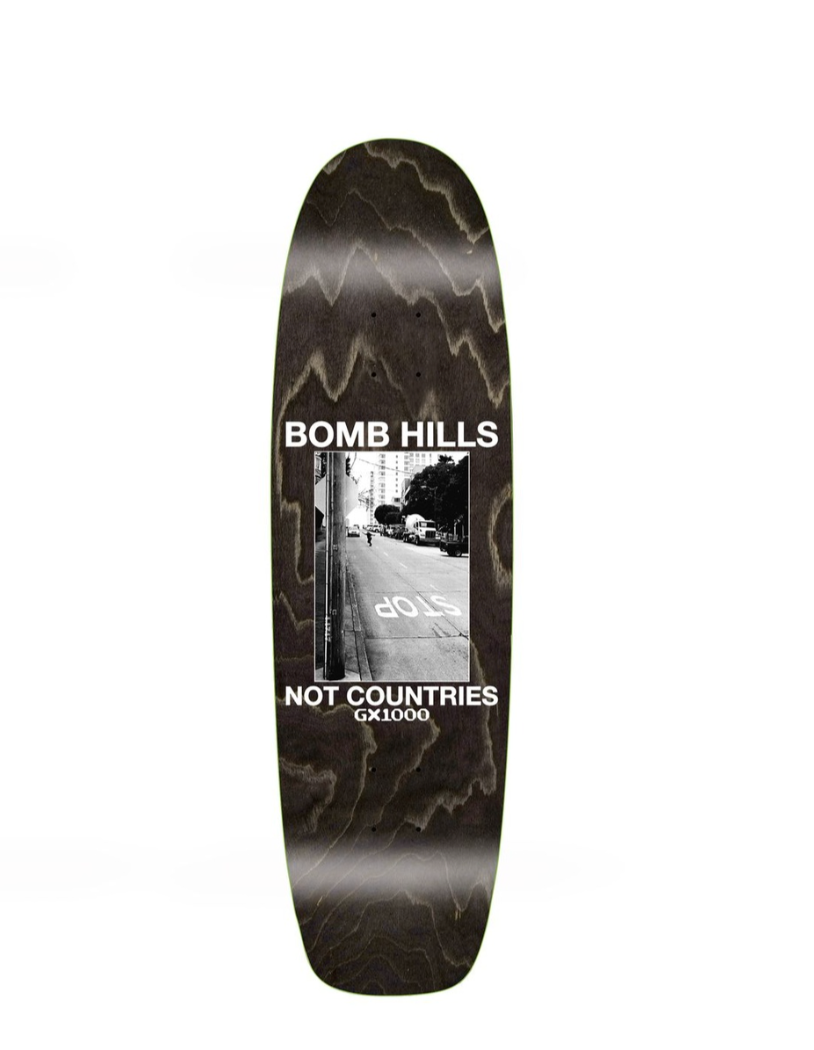 GX1000 Bomb Hills Not Countries Shaped Deck 9.0
