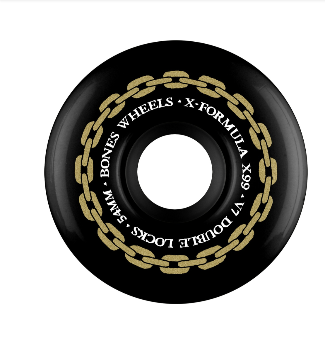 Bones 99a XF Double Locks V7 Black Wheels 54mm