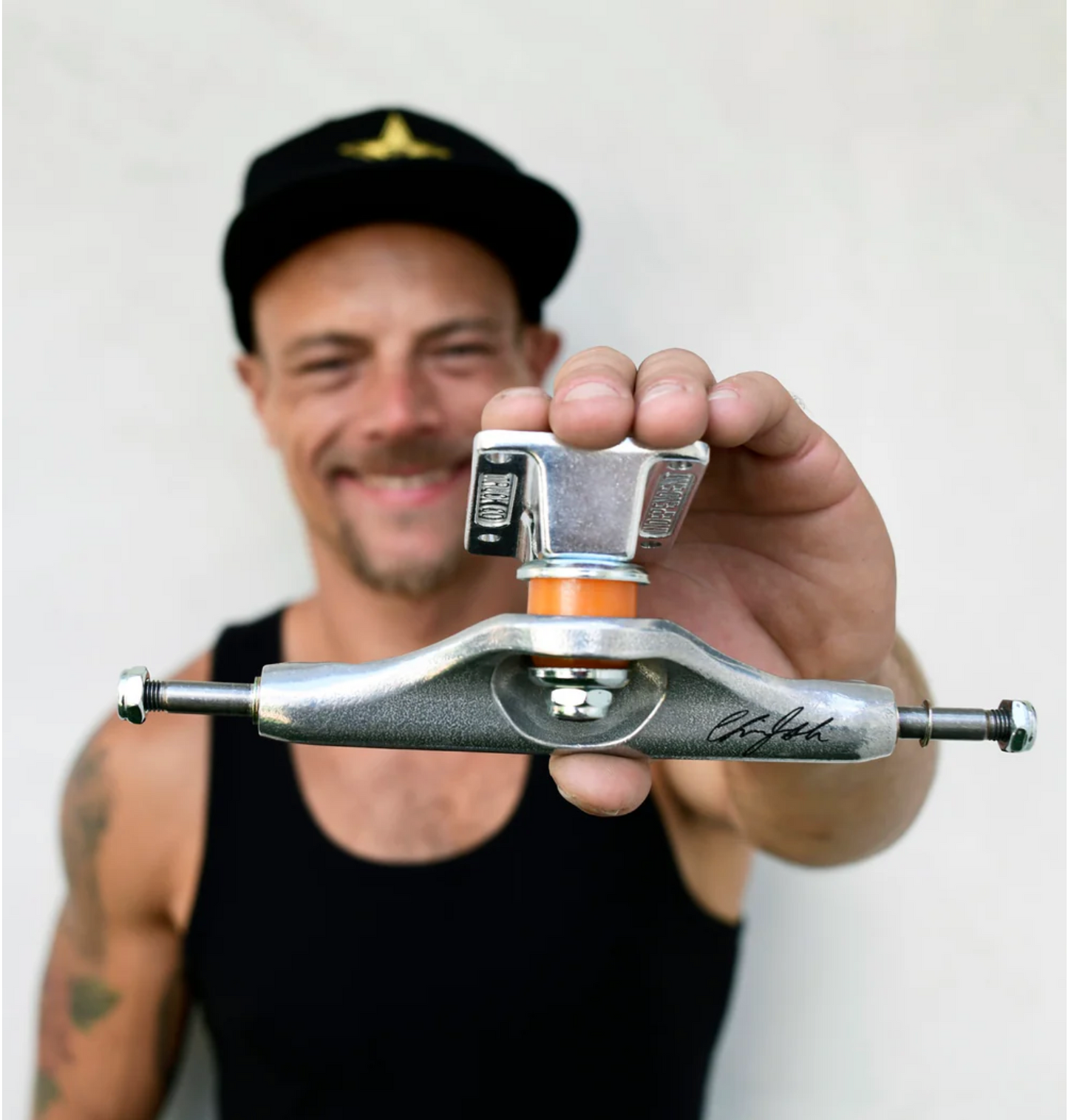 Independent Stage 11 Forged Titanium Chris Joslin Sticker Slap Polished Silver Standard Trucks 144