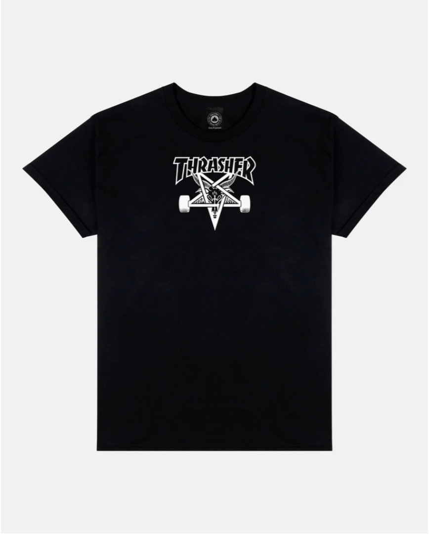 Thrasher Sk8 Goat Black SS Shirt