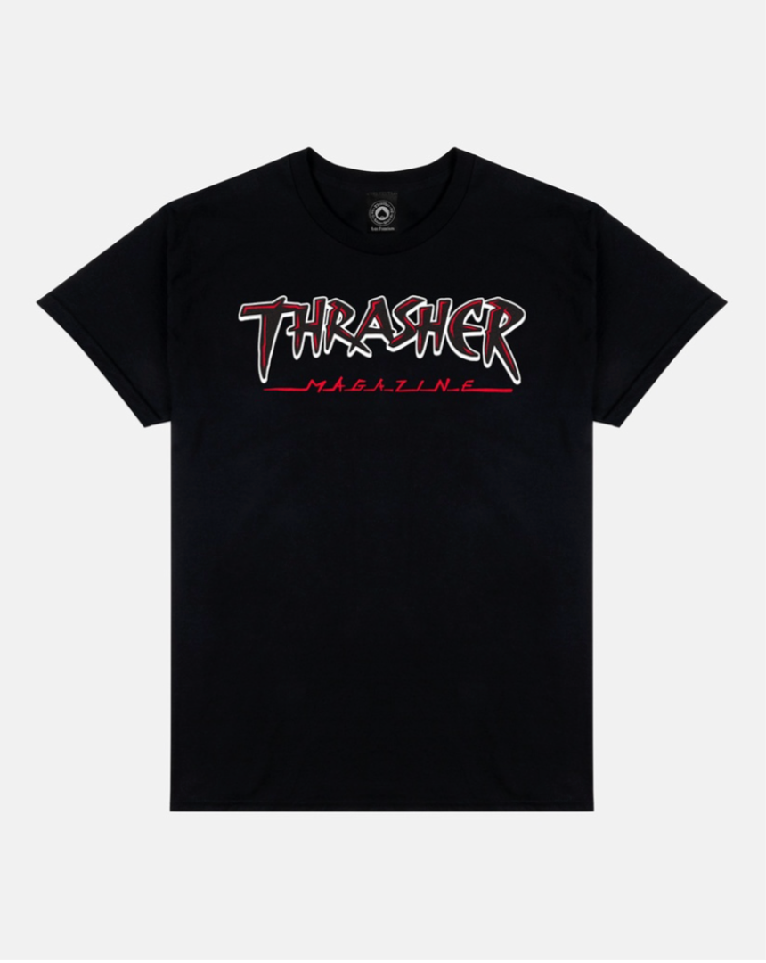 Thrasher Slash Black SS Shirt