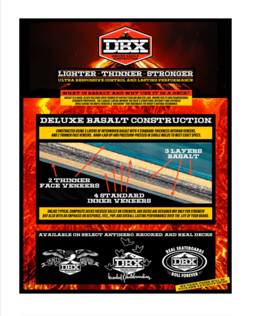 Real DBX Oval Silver Foil Deck 8.5