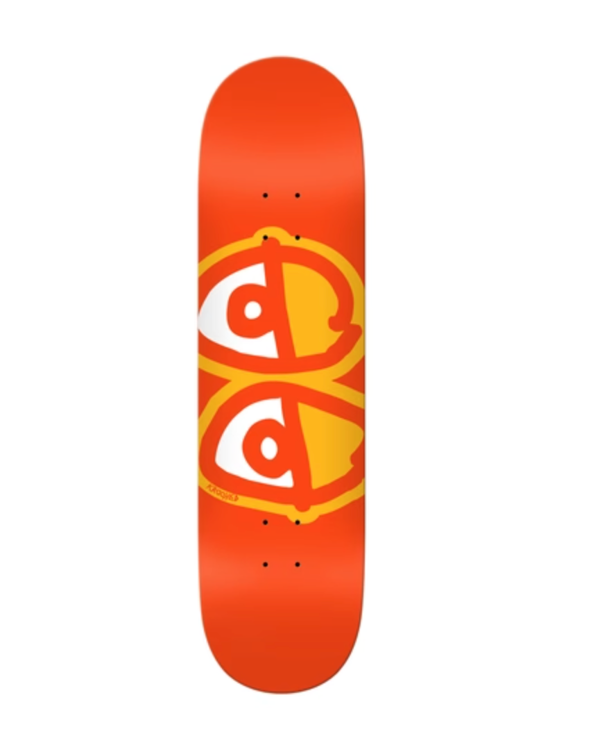 Krooked Eyes Orange Deck 8.25