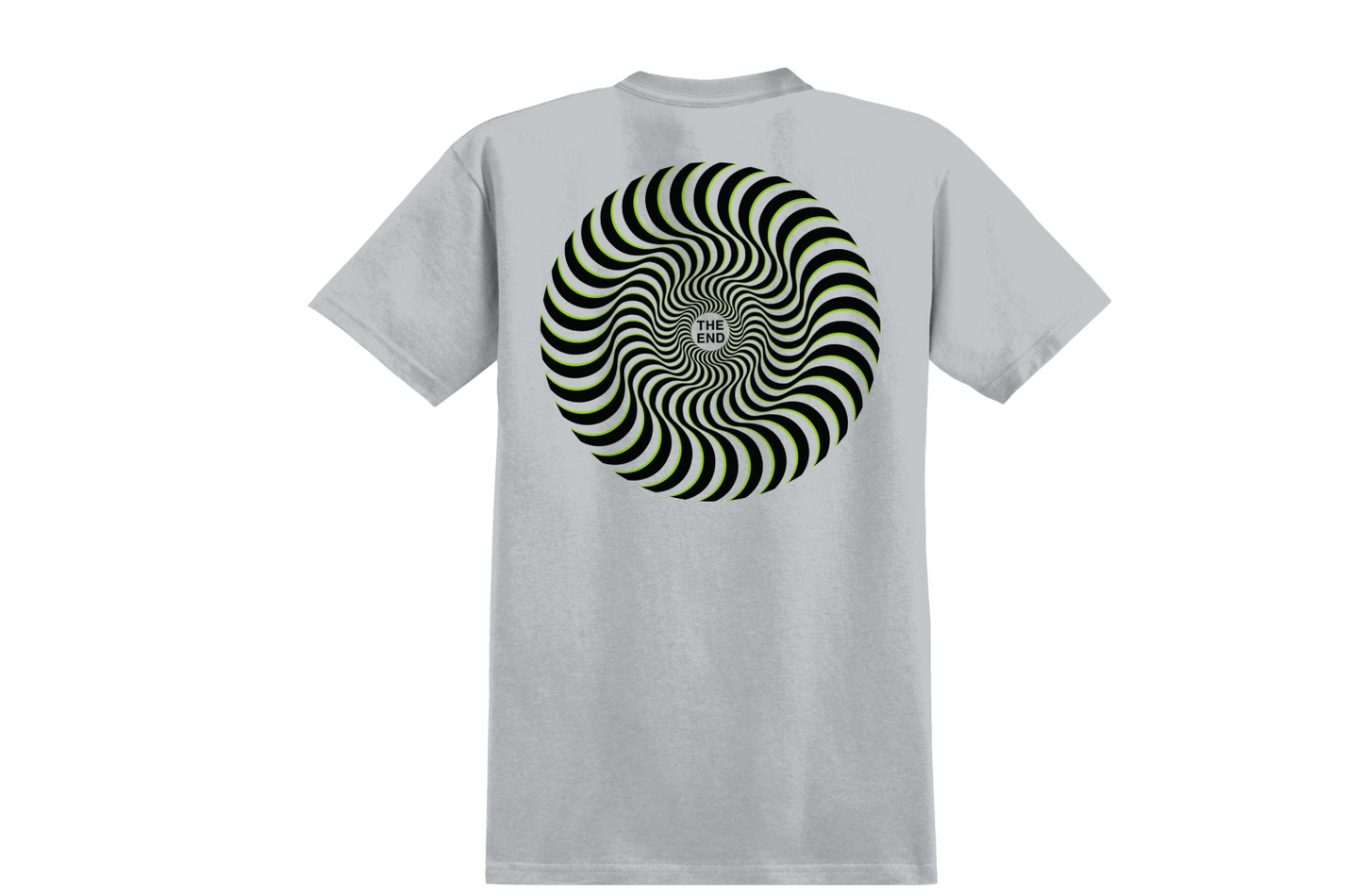 Spitfire Classic Swirl Overlay Gray Green Youth T Shirt