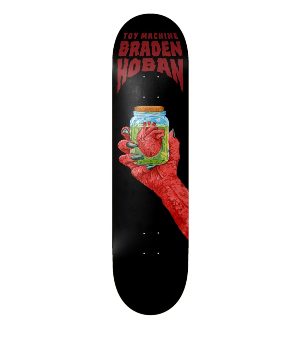 Toy Machine Braden Hoban Heart Deck 8.25