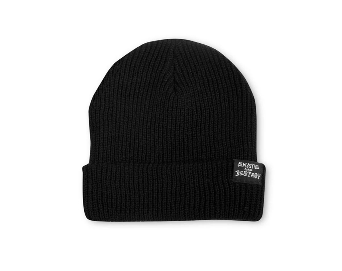 Thrasher Sk8 Goat/Skate & Destroy Beanie Black
