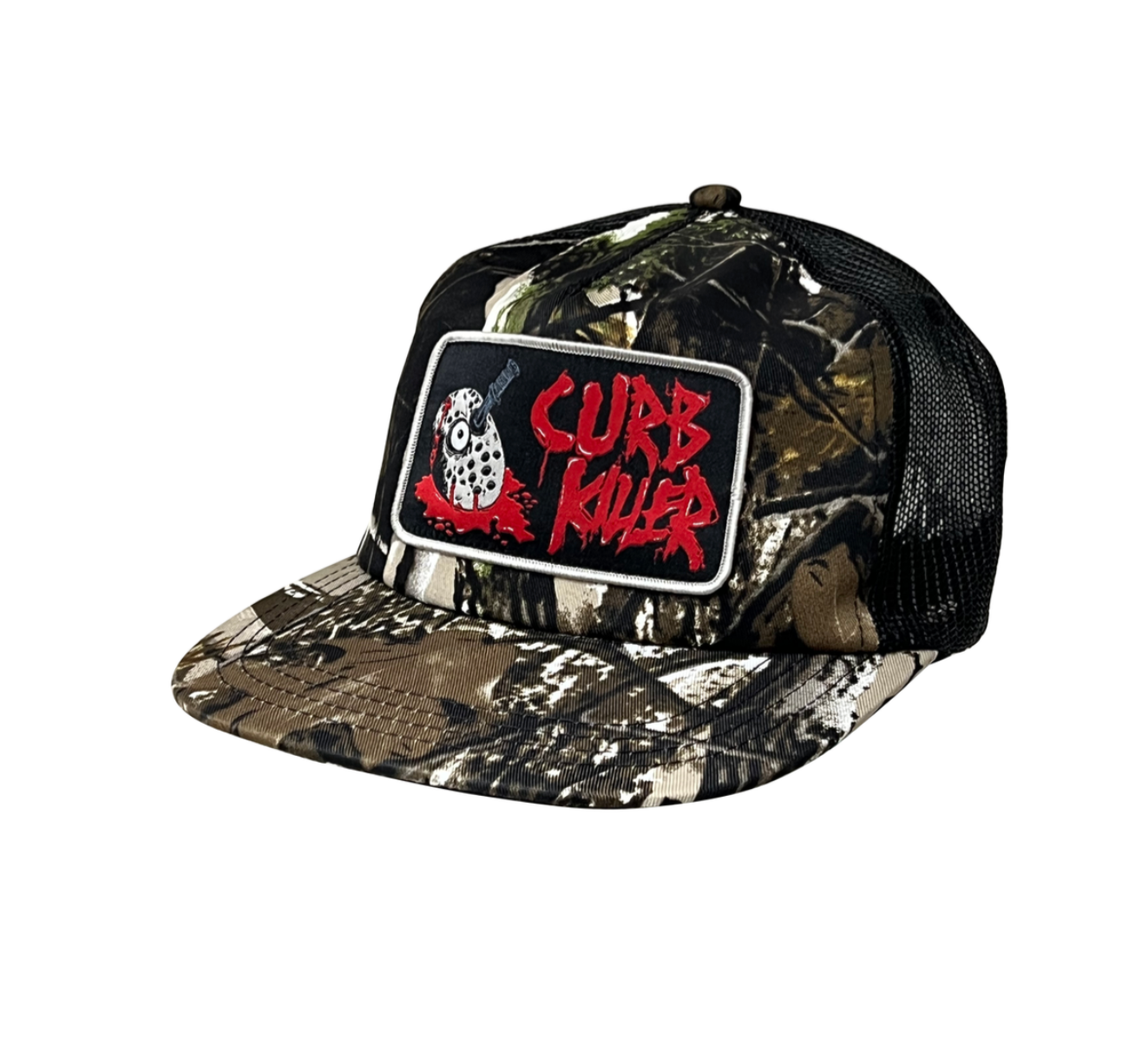Heroin Curb Killer Snapback Hat Camo