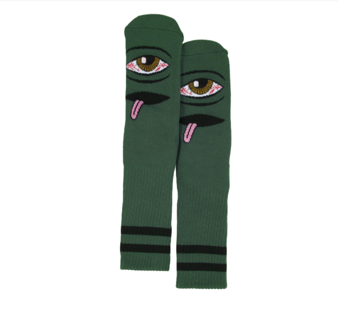 Toy Machine Bloodshot Eye Socks Forest
