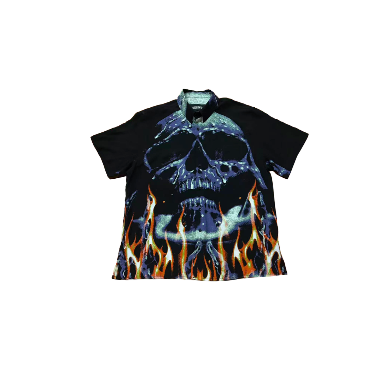 Deathwish Boiling Point Rayon Button Up L