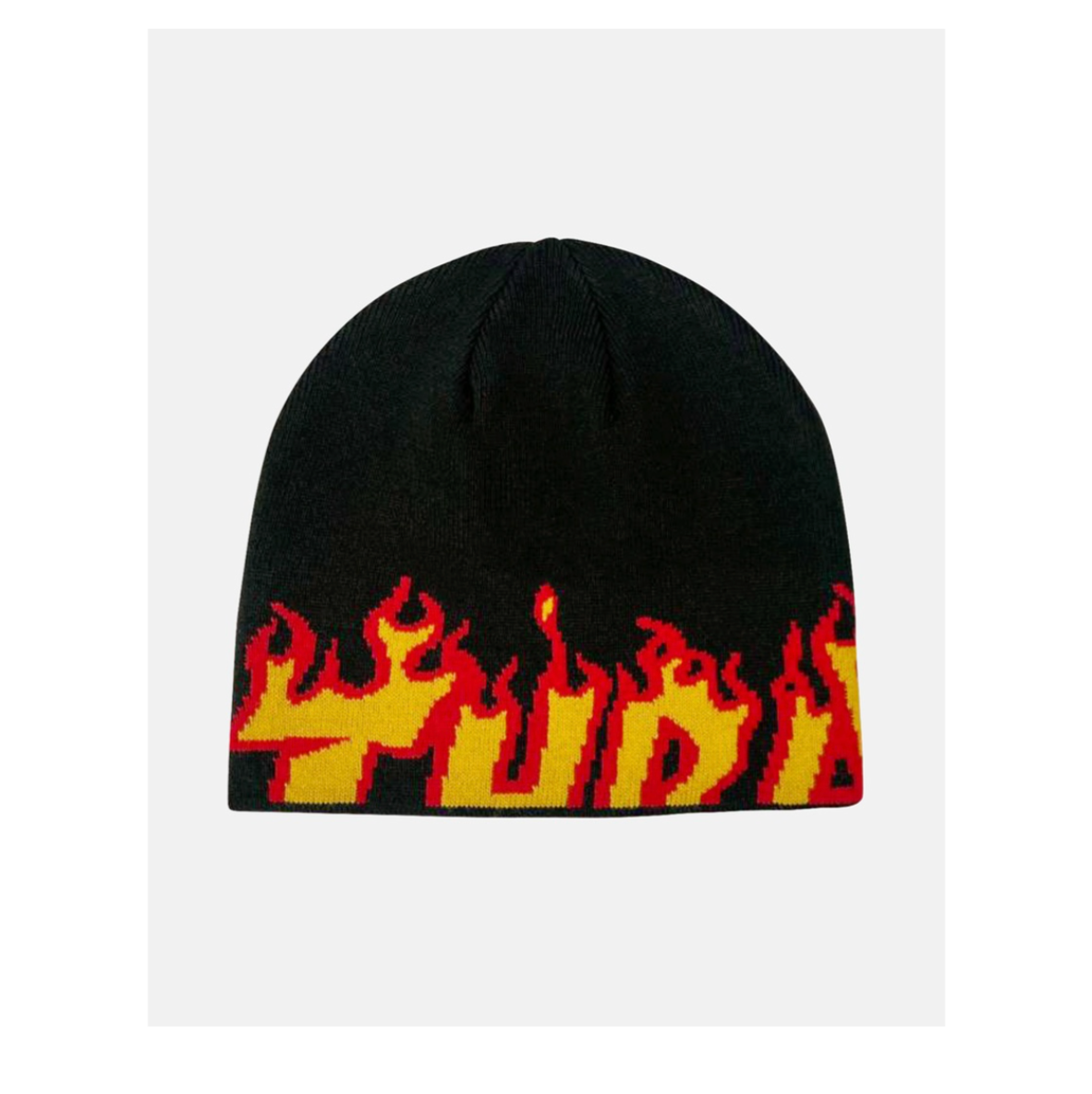 Thrasher Flame Skully Beanie Black