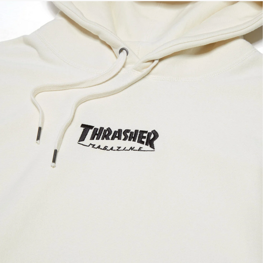Thrasher Embroidered Mag Logo Hoodie Bone