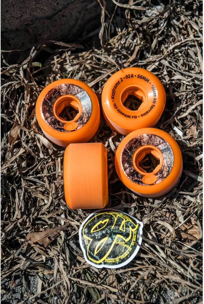 OJ Realtree APX Keyframe 2 Orange 92a Wheels 56mm