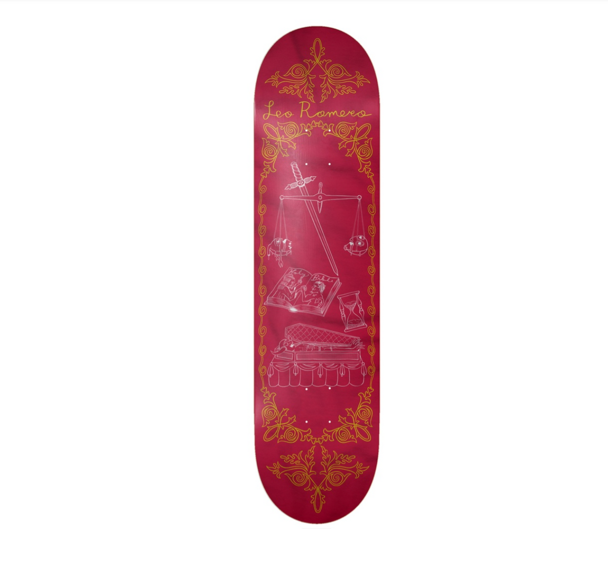 Toy Machine Leo Romero Death Banner Deck 8.5