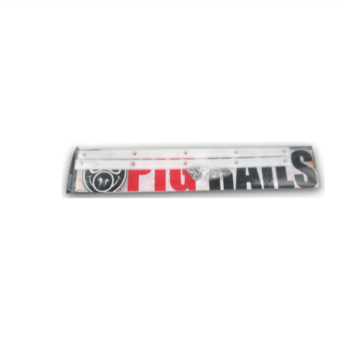 pig rails white