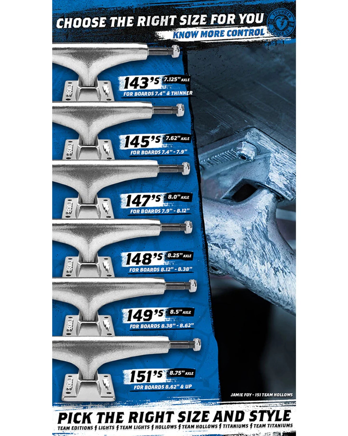 thunder titanium 3 polished truck 148