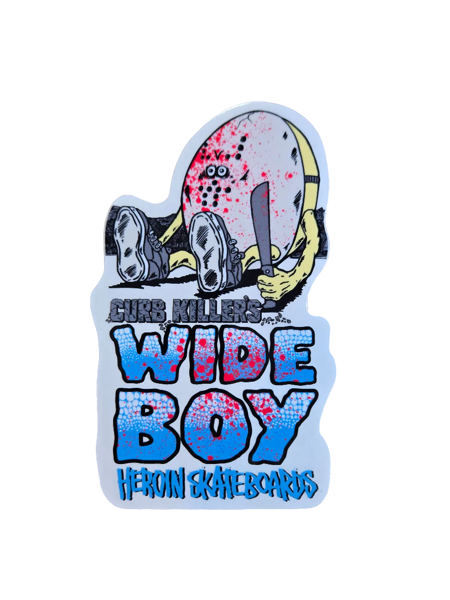 heroin allegory wide boy sticker