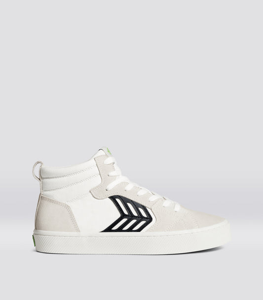 cariuma catiba pro high shoe off white black