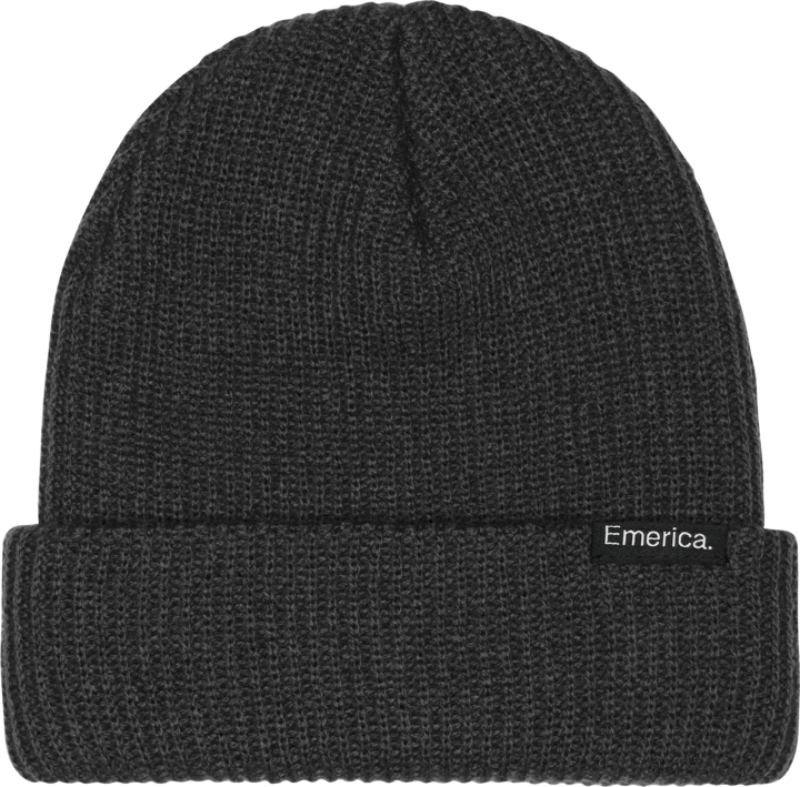 emerica logo clamp beanie black