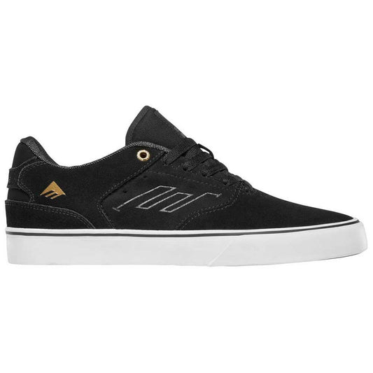 emerica low vulc shoe black gold white