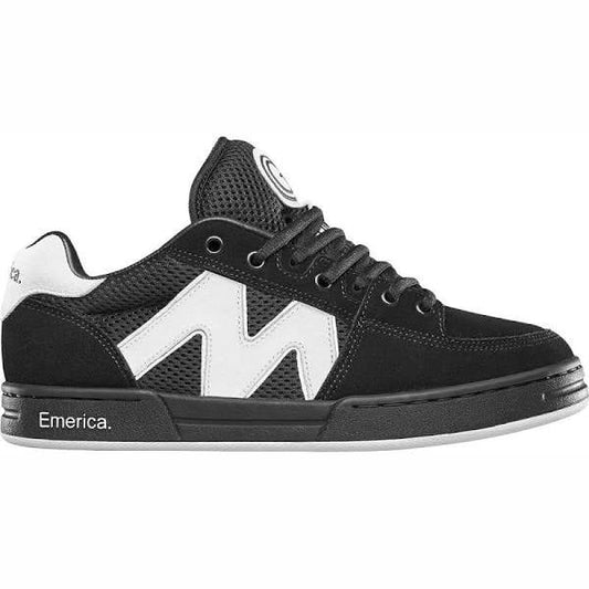 emerica og 1 shoe black white