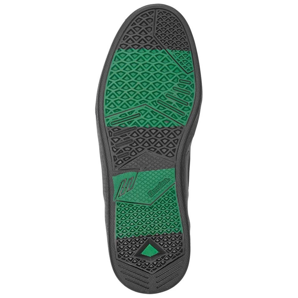 emerica x brandon hoban wino g6 slip cup shoe black green 6