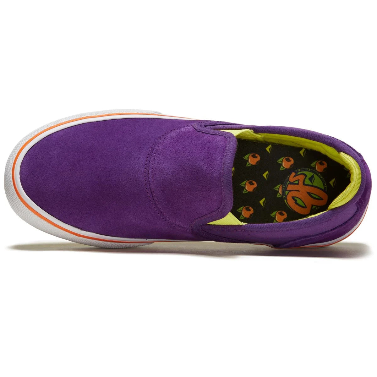 emerica x oj youth wino g6 slip on shoe purple