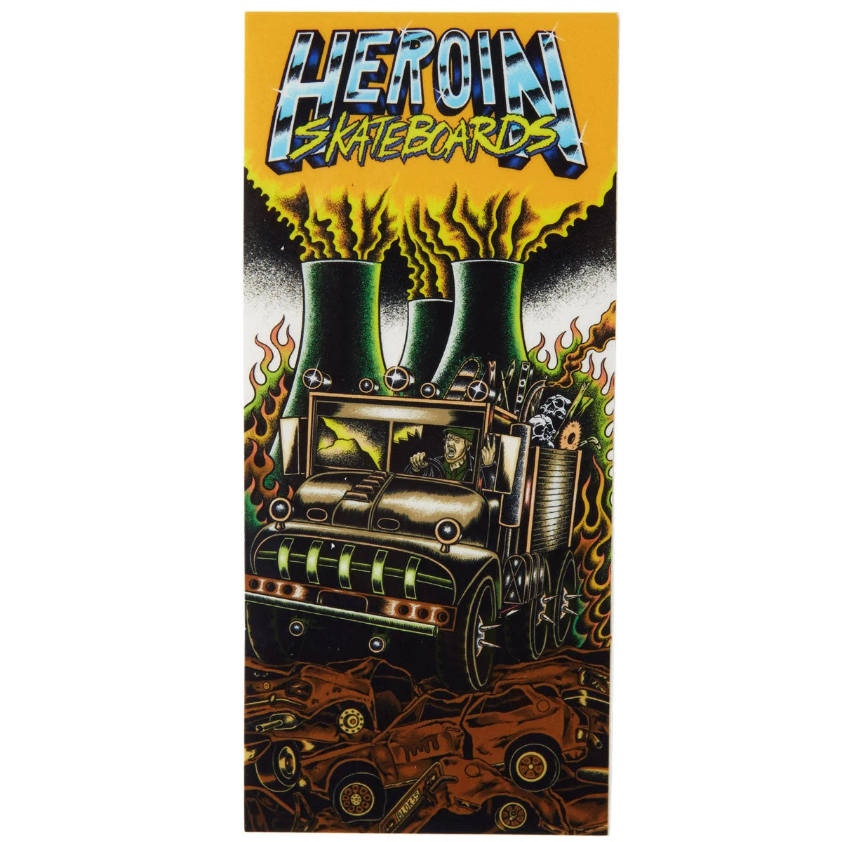 heroin teggxas heavy haulage sticker