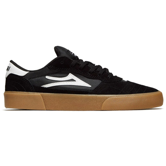 lakai cambridge shoe black gum suede